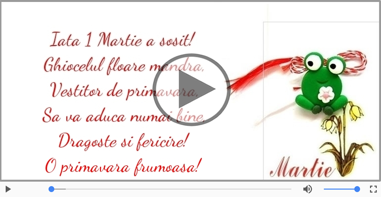 Iata 1 Martie a sosit!