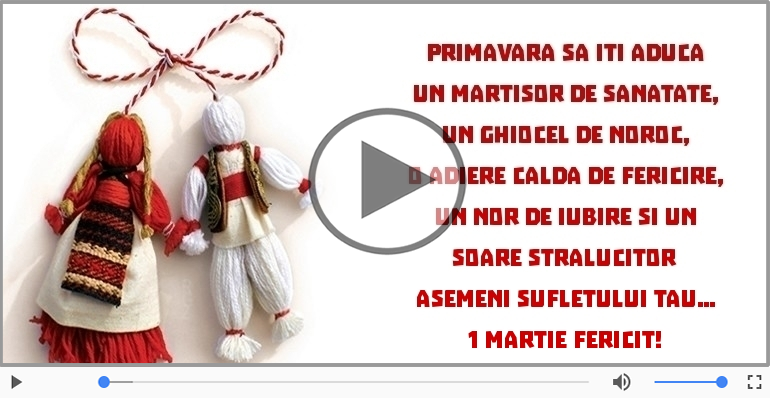 1 Martie fericit!
