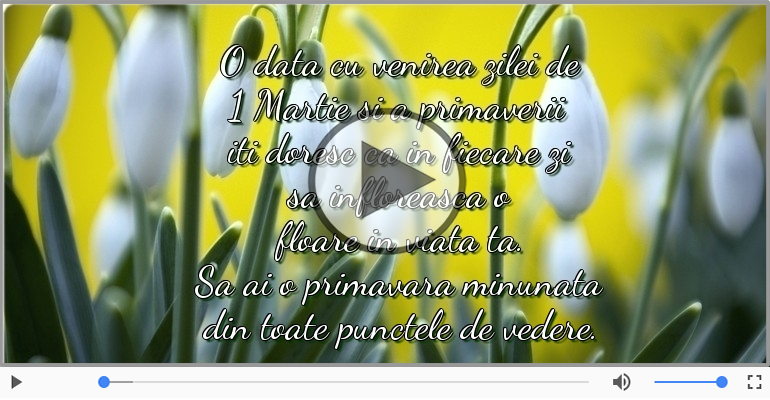 O primavara minunata!