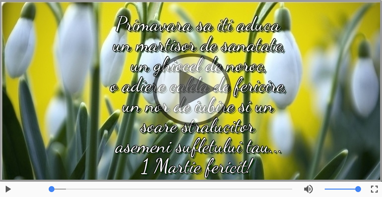 1 Martie fericit!
