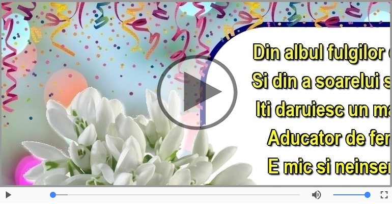 Un martisor aducator de fericire