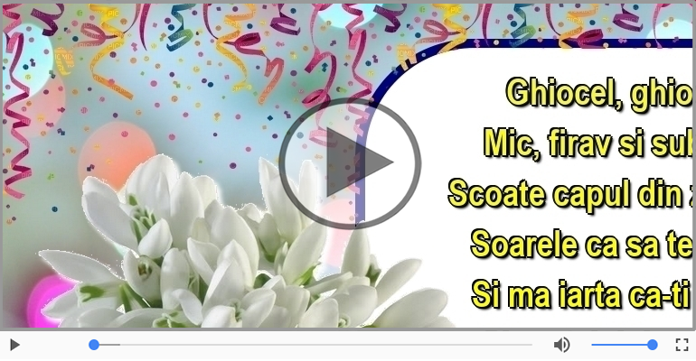 Pentru mama: 1 Martie Fericit!