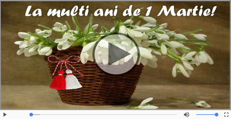 La multi ani de 1 Martie