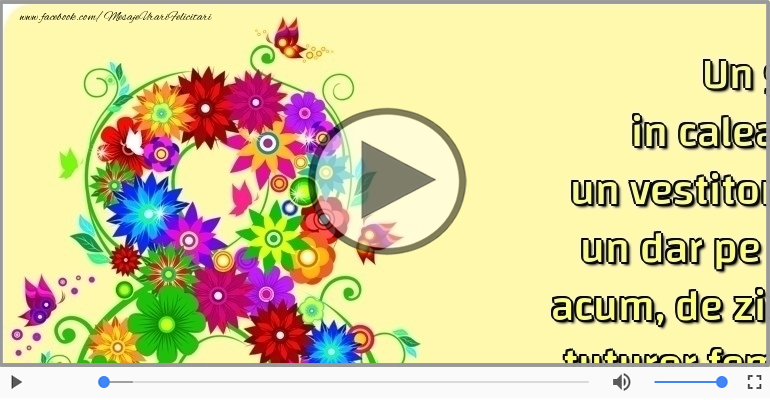 La multi ani de 8 Martie pentru toate femeile!