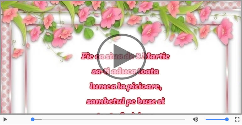 La multi ani de 8 Martie!