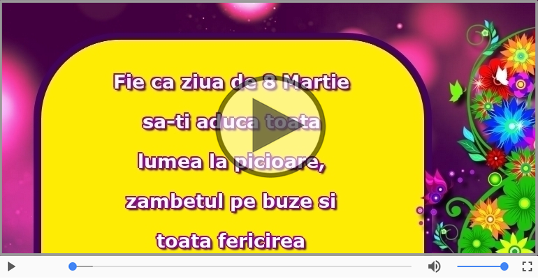 La multi ani de 8 Martie!