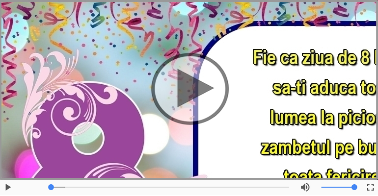 La multi ani de 8 Martie!