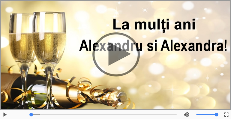 De Sfantul Alexandru, La multi ani sarbatoritilor!