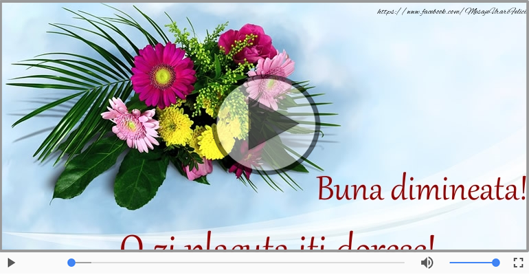 Buna dimineata!