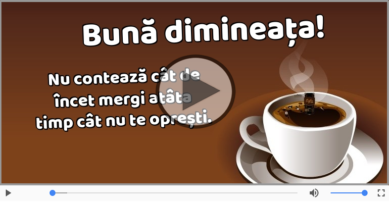 Buna dimineata!