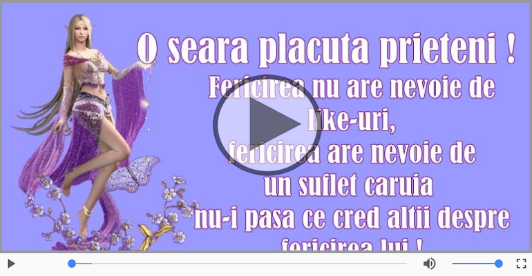 Buna seara dragii mei!