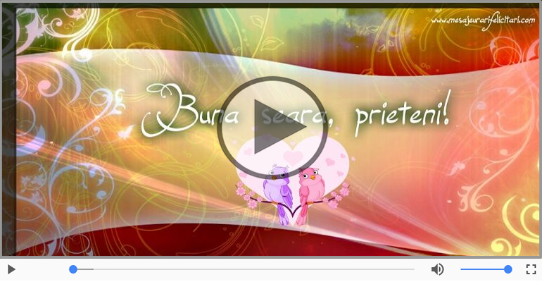 Bună seara, iubito!