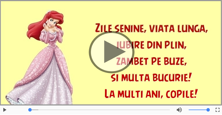 La multi ani, copile!