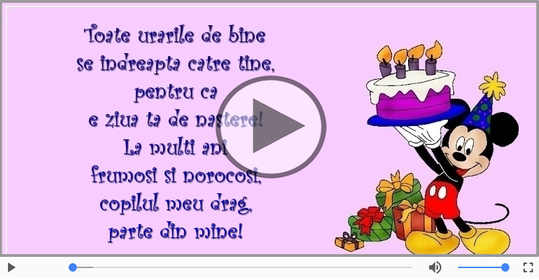 Toate urarile de bine se indreapta catre tine!