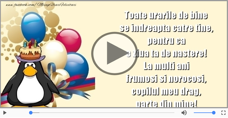 Toate urarile de bine se indreapta catre tine!