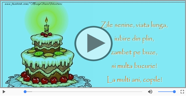 La multi ani, copile!