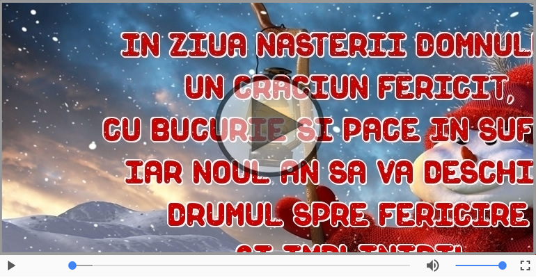 Craciun Fericit si La multi ani!