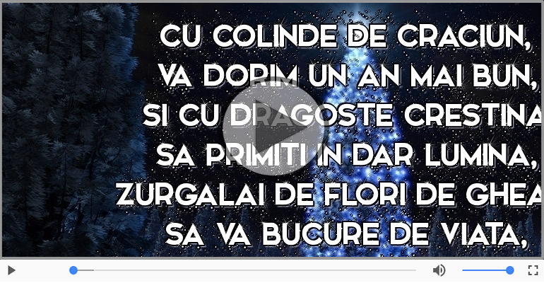 La multi ani cu sanatate de Craciun!