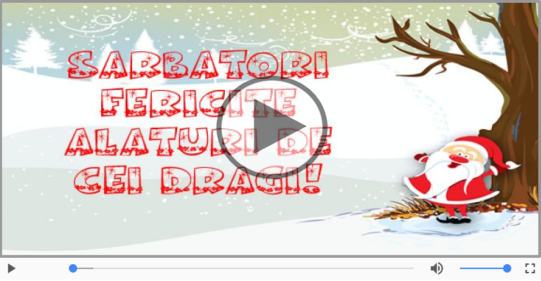 Felicitare muzicala de Craciun