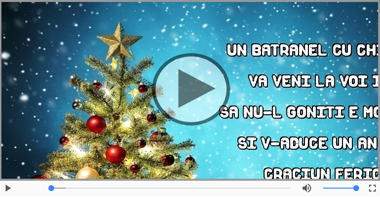 Craciun fericit si un an nou plin de bucurii!