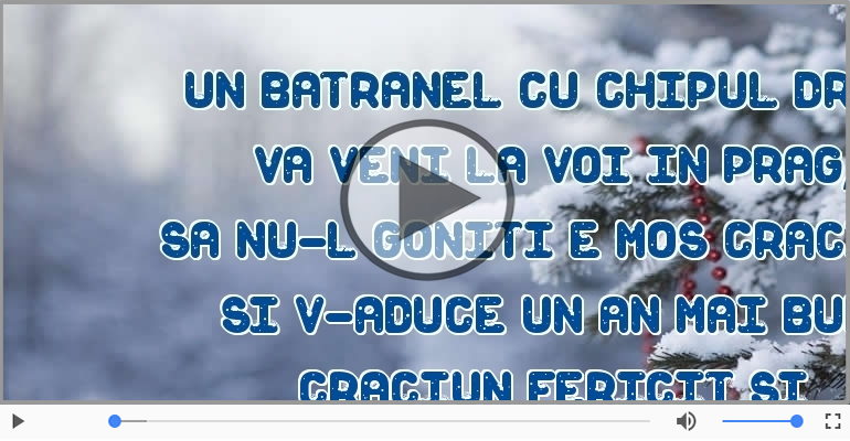 Craciun fericit si un an nou plin de bucurii!