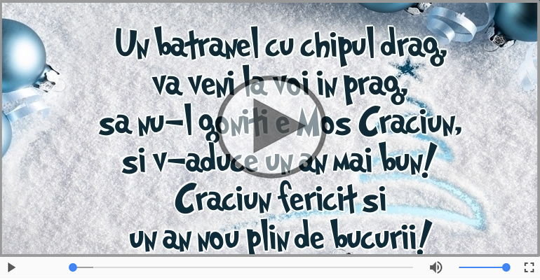 Craciun fericit si un an nou plin de bucurii!