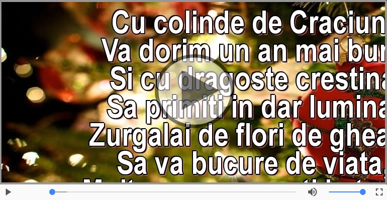 La multi ani cu sanatate de Craciun!
