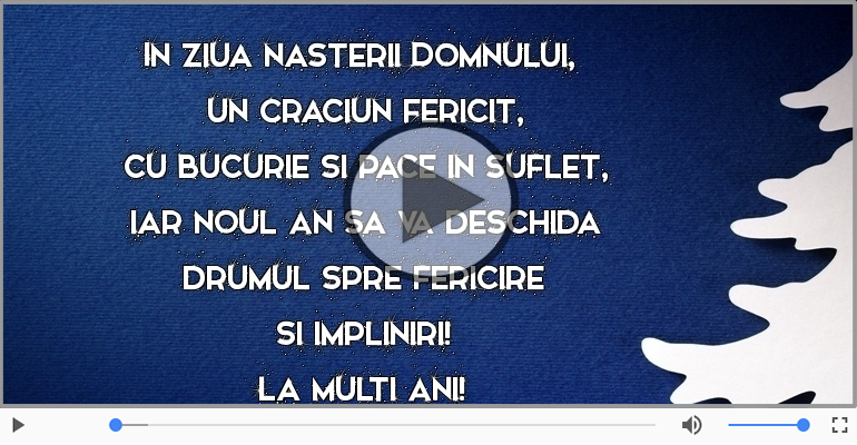 Craciun Fericit si La multi ani!