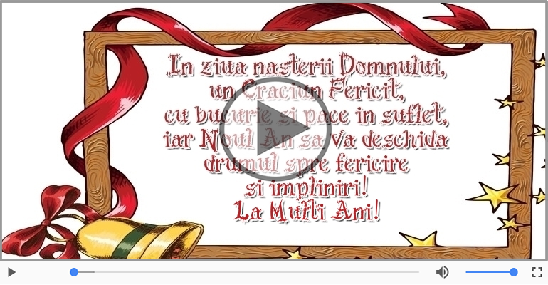Craciun Fericit si La multi ani!