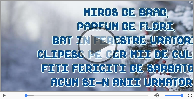 Craciun fericit si un an nou si mai fericit!