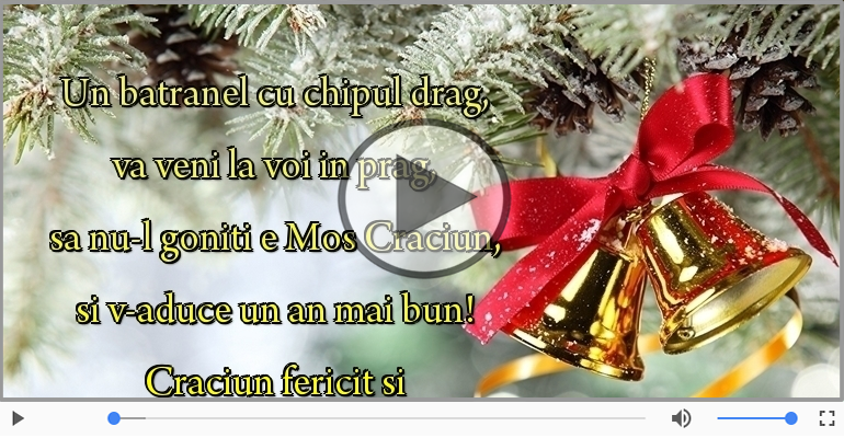 Craciun fericit si un an nou plin de bucurii!