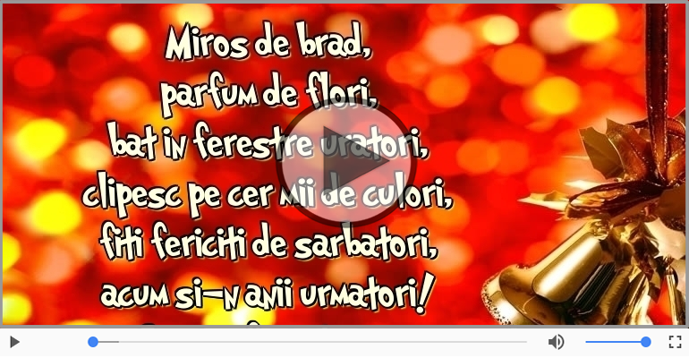 Craciun fericit si un an nou si mai fericit!