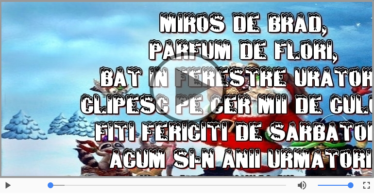 Craciun fericit si un an nou si mai fericit!