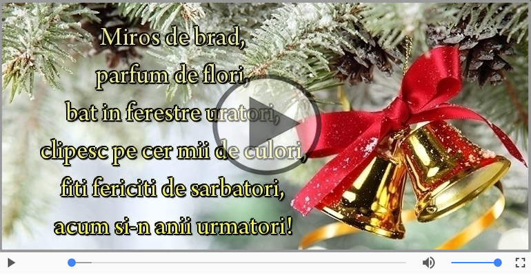 Craciun fericit si un an nou si mai fericit!