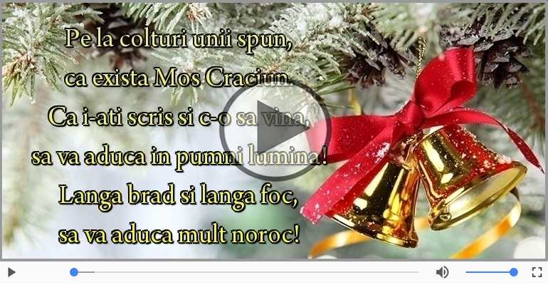 Craciun fericit si un an nou mai bun!