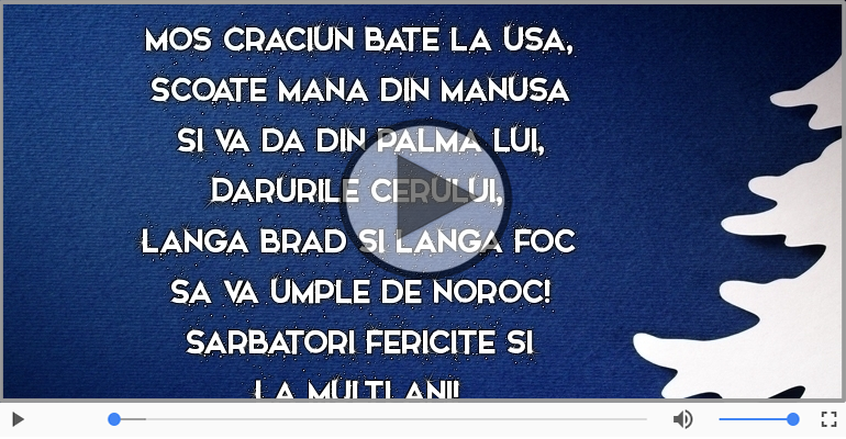 Sarbatori fericite si La multi ani!