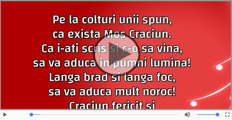 Craciun fericit si un an nou mai bun!