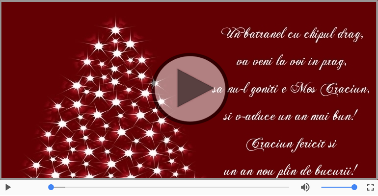Craciun fericit si un an nou plin de bucurii!