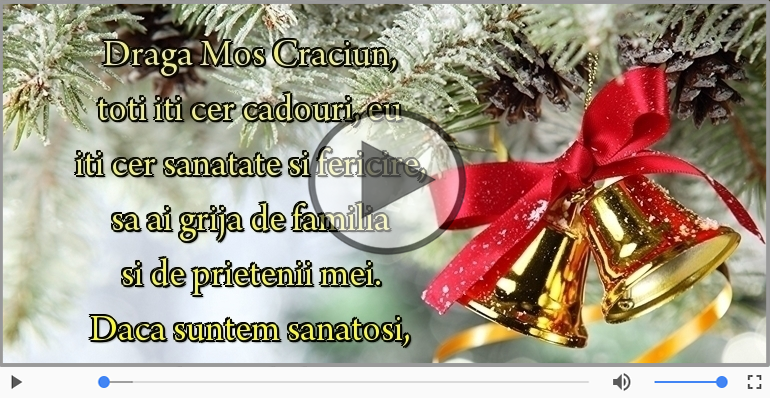 Scrisoare pentru Mos Craciun