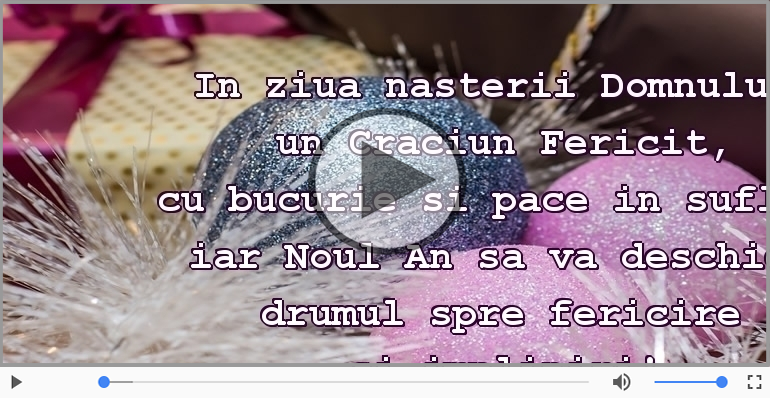 Craciun Fericit si La multi ani!