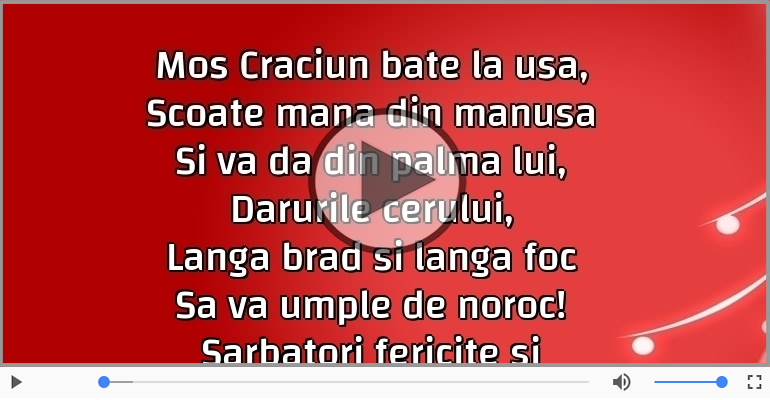 Sarbatori fericite si La multi ani!
