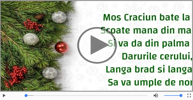 Sarbatori fericite si La multi ani!