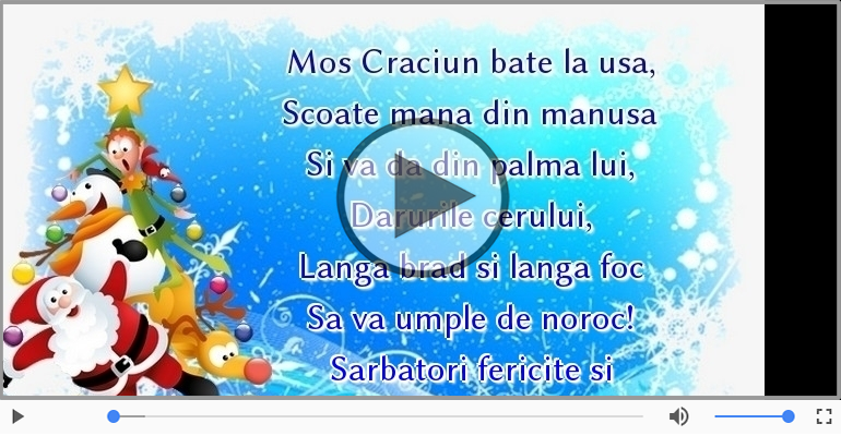 Sarbatori fericite si La multi ani!