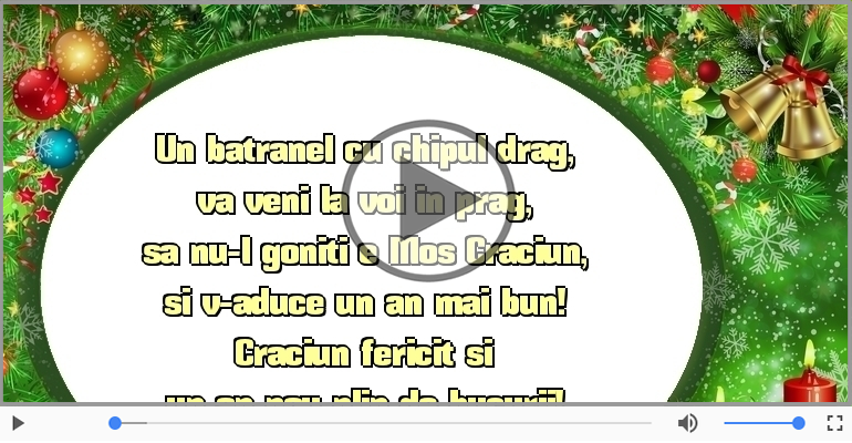 Craciun fericit si un an nou plin de bucurii!