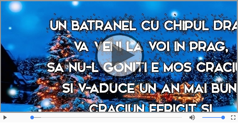 Craciun fericit si un an nou plin de bucurii!