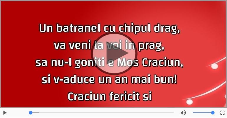 Craciun fericit si un an nou plin de bucurii!