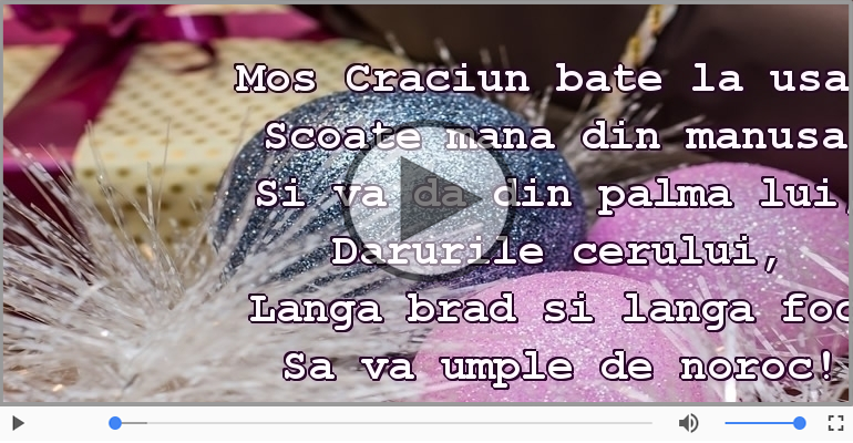 Sarbatori fericite si La multi ani!