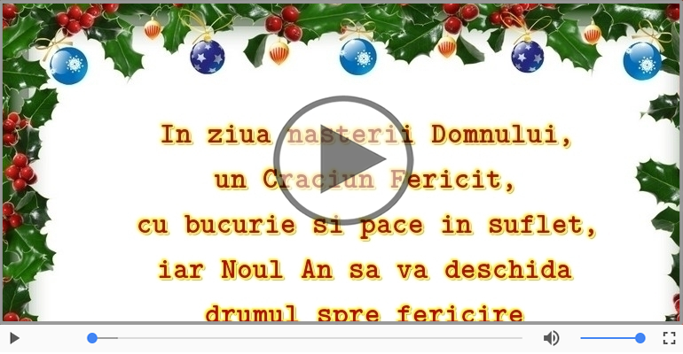 Craciun Fericit si La multi ani!