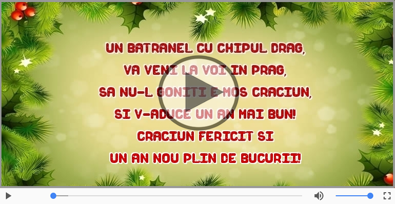 Craciun fericit si un an nou plin de bucurii!