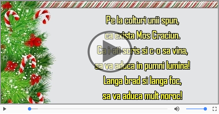 Craciun fericit si un an nou mai bun!